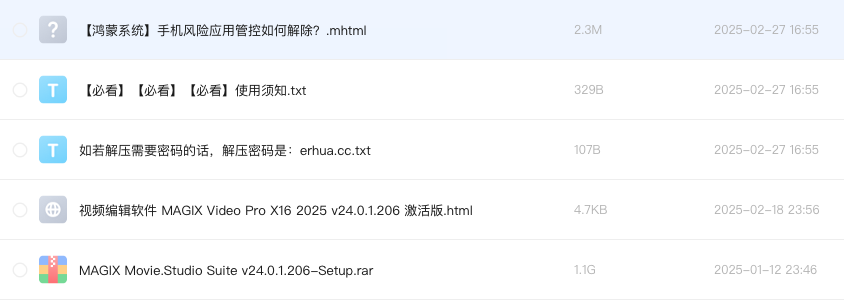 视频编辑软件 MAGIX Video Pro X16 2025 v24.0.1.206 激活版