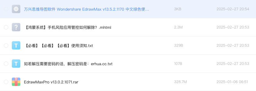 万兴思维导图软件 Wondershare EdrawMax v13.5.2.1170 中文绿色便携版
