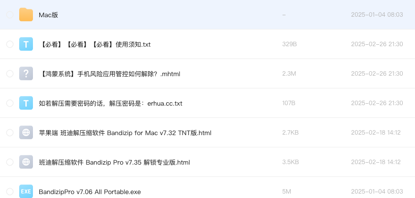 班迪解压缩软件 Bandizip Pro