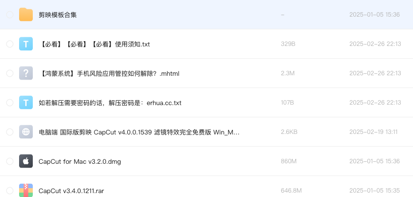 电脑端 国际版剪映 CapCut v4.0.0.1539 滤镜特效完全免费版 Win_Mac